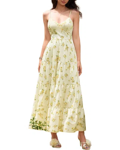 Amanda Royal Maxi Dress In Yellow