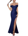 Amanda Royal Maxi Dress In Blue