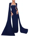 Amanda Royal Maxi Dress In Blue