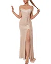 Amanda Royal Maxi Dress In Brown