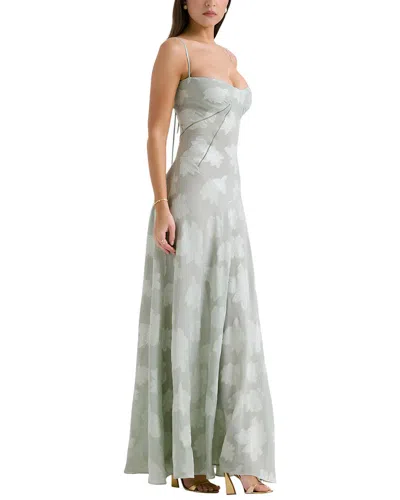 Amanda Royal Maxi Dress In Green