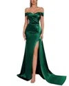 Amanda Royal Maxi Dress In Green