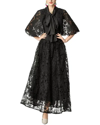 Amanda Royal Maxi Dress In Multi