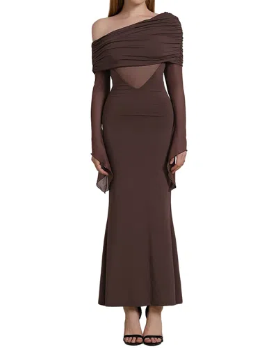 Amanda Royal Maxi Dress In Multi