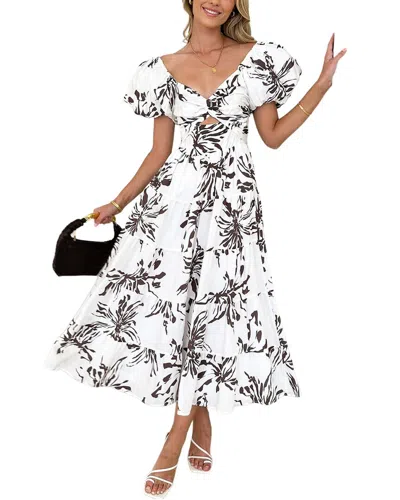 Amanda Royal Maxi Dress In Multi