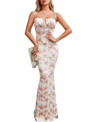 Amanda Royal Maxi Dress In Multi