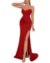 Amanda Royal Maxi Dress In Red