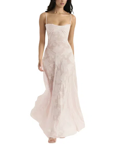 Amanda Royal Maxi Dress In White