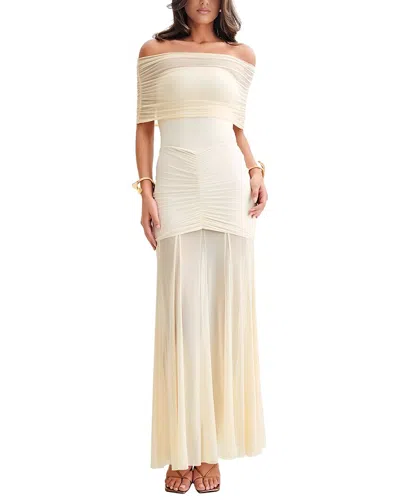 Amanda Royal Maxi Dress In Neutral