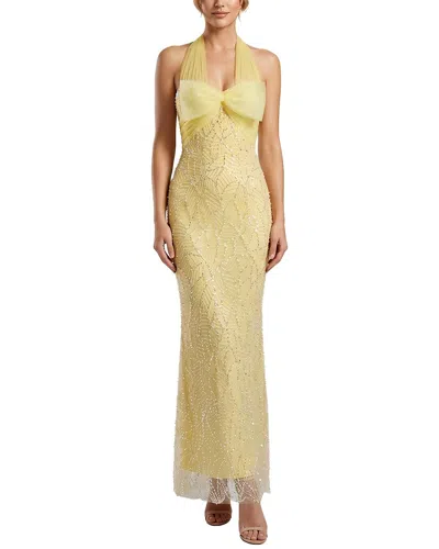 Amanda Royal Maxi Dress In Yellow