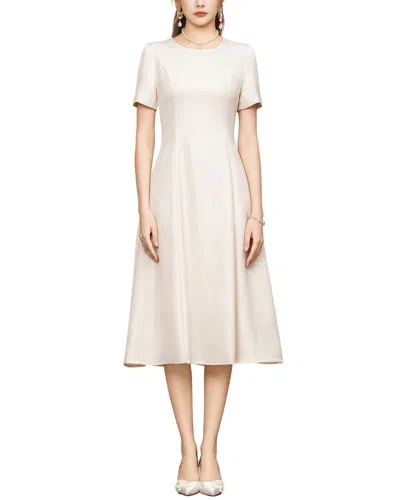 Amanda Royal Midi Dress In Gold