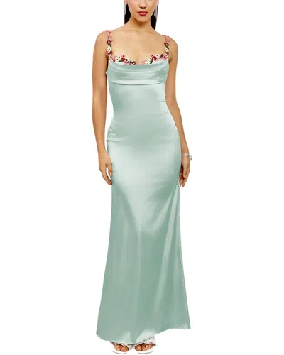 Amanda Royal Midi Dress In Green