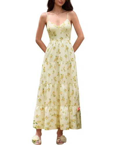 Amanda Royal Midi Dress In Multi