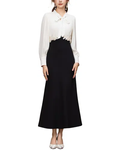 Amanda Royal Midi Dress In Multi