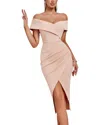 Amanda Royal Midi Dress In Multi