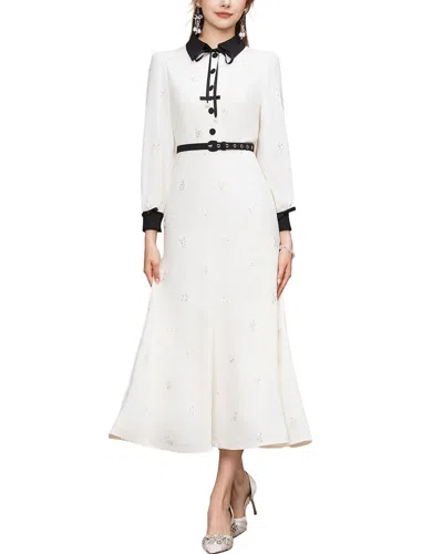 Amanda Royal Midi Dress In Multi