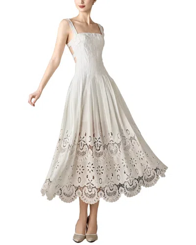 Amanda Royal Midi Dress In Neutral