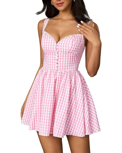 Amanda Royal Mini Dress In Pink