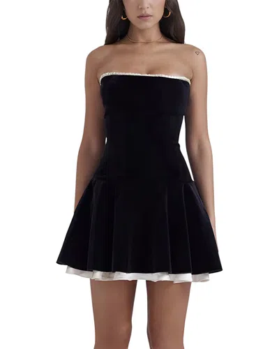 Amanda Royal Mini Dress In Black