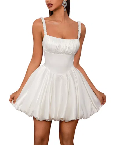 Amanda Royal Mini Dress In White