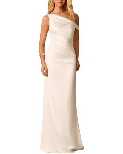 Amanda Royal Off-the-shoulder Maxi Dress In White