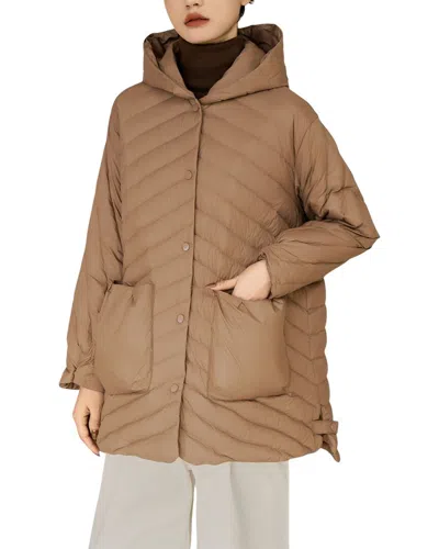 Amanda Royal Quilted Jacket In Brown
