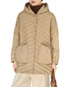 Amanda Royal Quilted Jacket In Neutral