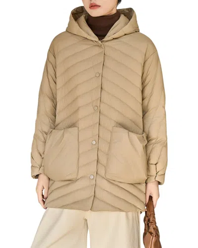 Amanda Royal Quilted Jacket In Neutral
