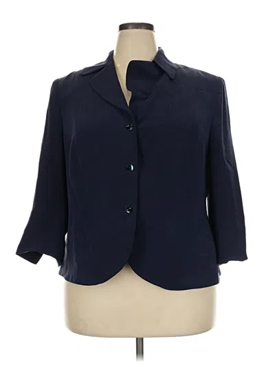 Pre-owned Amanda Smith Blazer Jacket In Blue