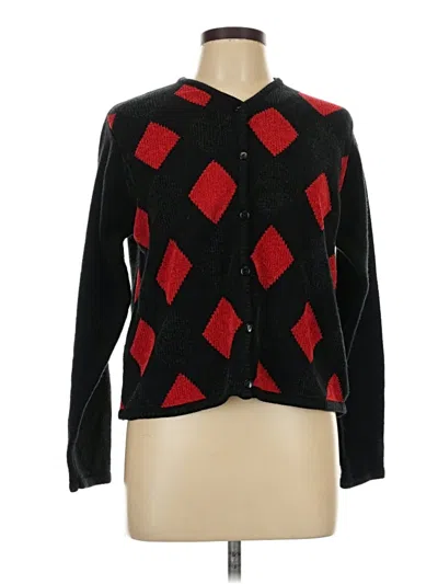 Pre-owned Amanda Smith Cardigan Sweater In Black