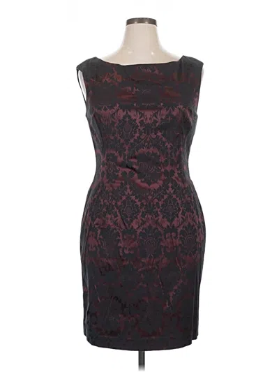 Pre-owned Amanda Smith Cocktail Dress In Burgundy