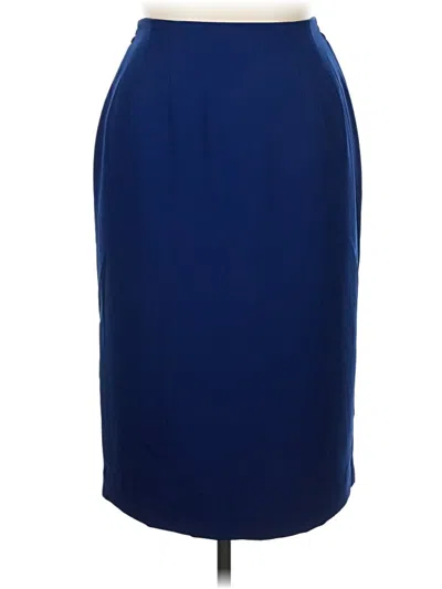 Pre-owned Amanda Smith Formal Skirt In Blue