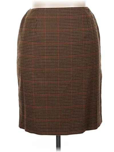 Pre-owned Amanda Smith Formal Skirt In Brown