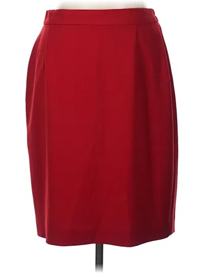 Pre-owned Amanda Smith Formal Skirt In Red