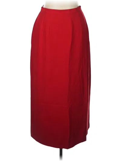 Pre-owned Amanda Smith Formal Skirt In Red