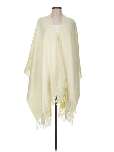 Pre-owned Amanda Smith Poncho In Ivory