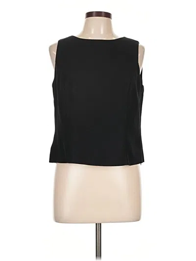 Pre-owned Amanda Smith Sleeveless Blouse In Black