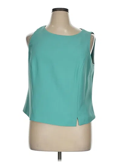 Pre-owned Amanda Smith Sleeveless Blouse In Blue