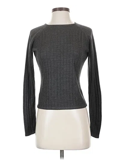 Pre-owned Amanda Smith Turtleneck Sweater In Gray