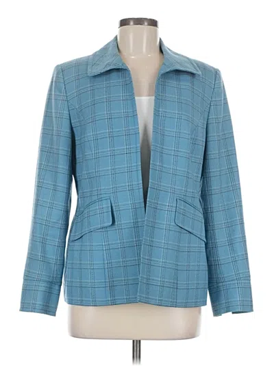 Pre-owned Amanda Smith Wool Blazer Jacket In Blue