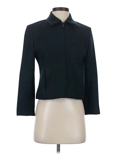 Pre-owned Amanda Smith Wool Blazer Jacket In Blue