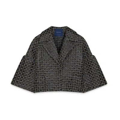 Amanda Thompson Couture Women's Edie Jacket / Black Circular Quilting