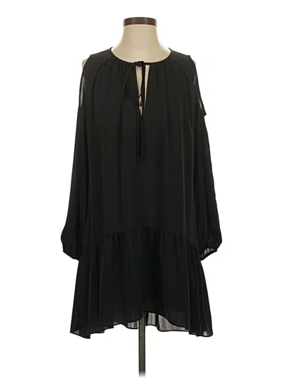 Pre-owned Amanda Uprichard 3/4 Sleeve Blouse In Black