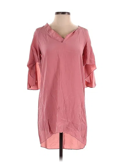 Pre-owned Amanda Uprichard 3/4 Sleeve Blouse In Pink