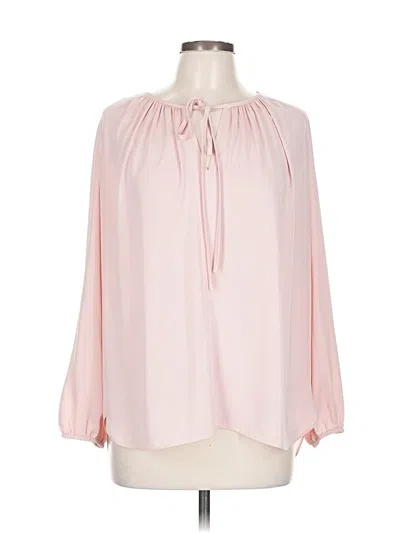 Pre-owned Amanda Uprichard 3/4 Sleeve Blouse In Pink