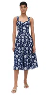 Amanda Uprichard Abernathy Dress In Navy In Navy