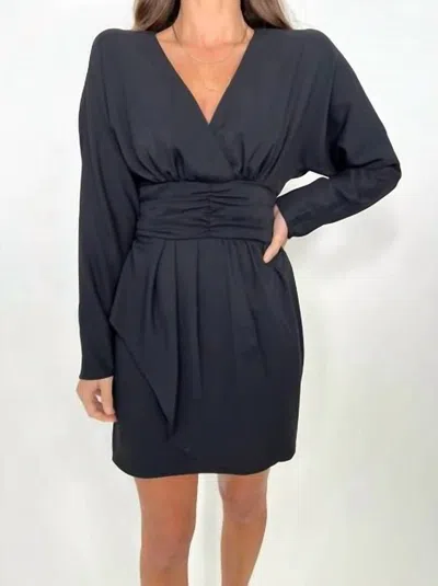 Amanda Uprichard Abiline Dress In Black In Blue
