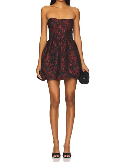 Amanda Uprichard Addison Mini Dress In Brown