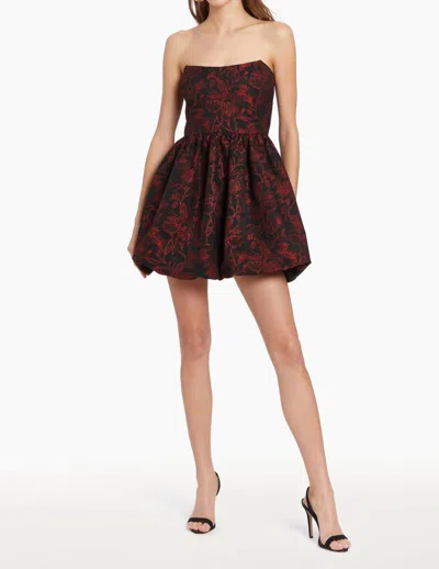 AMANDA UPRICHARD ADDISON DRESS IN RED/BLACK