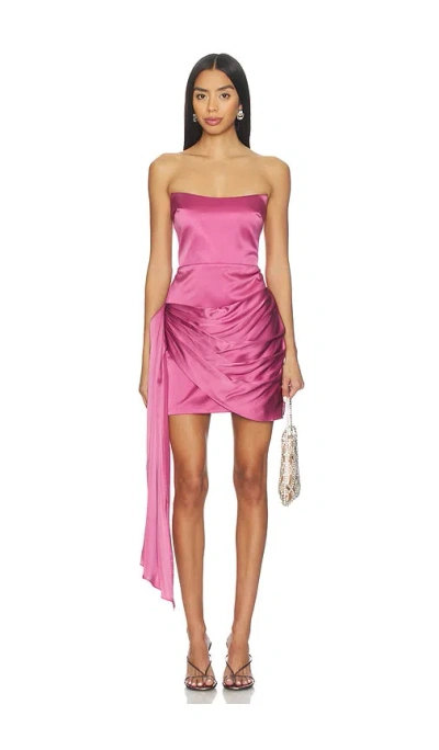Amanda Uprichard Alaia Dress In Pink